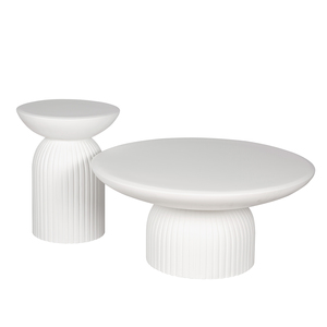 Vietnam Factory Eco-Friendly Designer Coffee <b>Table</b> Set Concrete Coffee <b>Table</b> For Commercial Projects - Product Image 2