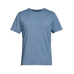 T-shirt Homme Rouge Oversize à Manches Courtes Col Rond 100% Coton 220 Grammes Uni à Imprimer Façade Vierge Tricoté Couleur Unie - Product Image 2
