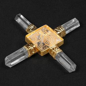 Vente en gros des derniers générateurs d'énergie de guérison en 7 points de sélénite Produits en cristal sculpté Feng Shui d'Agate Mart Inde - Product Image 3