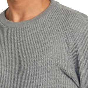 Fabricants sur mesure de vêtements décontractés, t-shirts à col rond à manches longues pour hommes, impression de logo personnalisée, 100% coton, écologiques, respirants - Product Image 6