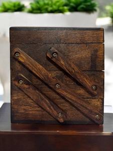 Handmade Eco-Friendly Modern Wooden Rectangle Jewelry <b>Storage</b> <b>Box</b> for Women Intricate Hand-Carved Patterns Customizable - Product Image 5
