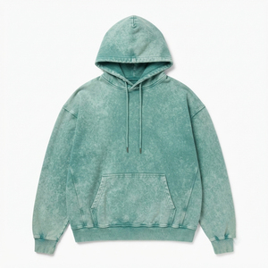 Sweat à capuche oversize en molleton premium pour homme, délavé à l'acide, style streetwear décontracté, coupe ample, manches longues, vêtement de sport, 100% coton respirant - Product Image 6