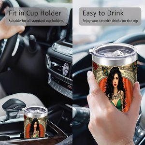 Stainless Steel Tumbler 20oz Vacuum <b>Insulated</b> Double Wall Travel <b>Cup</b> All Weather Use - Product Image 4