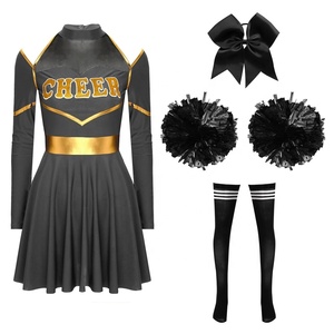 Venta al por mayor mujeres puesta en escena profesional adulto sublimación lujo manga larga competición diseño porristas uniforme - Product Image 5