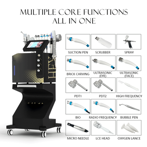 เครื่องไฮดราเดอร์มาเบรชั่น 14 in 1 สำหรับทำทรีทเมนต์หน้า  ระดับมืออาชีพ สำหรับทำความสะอาดผิวและอุปกรณ์เสริมความงาม - Product Image 3
