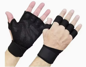 Neoprene <b>Weight</b> Lifting <b>Gloves</b> With Adjustable Wrist Strap Non Slip Palm Support For Gym Workout Unisex - Product Image 2