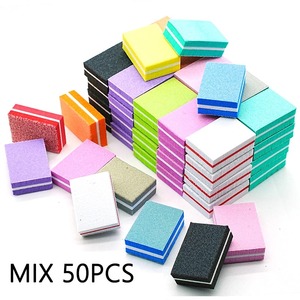 10 Limas de Uñas Desechables de Color Morado, Doble Cara, Grano 100, Bloque de Esponja para Pulir, Material de Esmeril, Duraderas para el Cuidado de las Uñas - Product Image 6