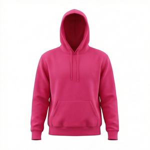 Sweat à capuche épais streetwear à manches longues, personnalisable avec logo, pull-over grande taille pour homme, coupe oversize sur mesure - Product Image 1