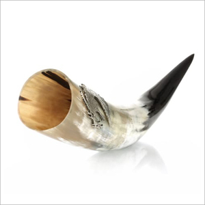 Corne à boire 100% en corne de buffle, cadeaux d'affaires, écologique, style médiéval viking, sculpture animale, excellent accessoire pour la bière, corne à boire - Product Image 5
