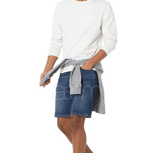 Pantalones Cortos de Mezclilla para Hombre, Diseño Moderno, Precio Económico al por Mayor, Cómodos, Estilo Urbano, Talla Personalizada - Product Image 4