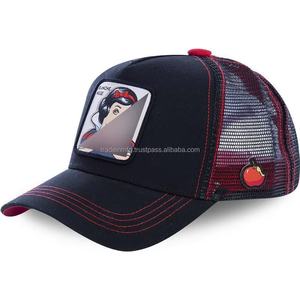 Outdoor Performance Fashion 5 Panel Design Custom Logo Mesh Gorras Wholesale Sponge Trucker <b>Hat</b> Summer Beach Hip Hop Sports - Product Image 4