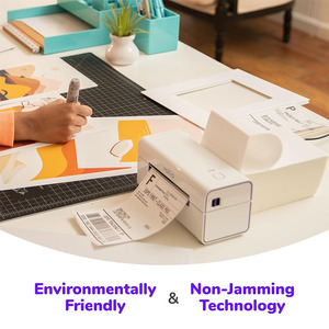 Étiquettes d'expédition logistique pour livraison express - Autocollants personnalisés en papier thermique imperméable avec impression UV, format pliable, codes-barres - Product Image 2