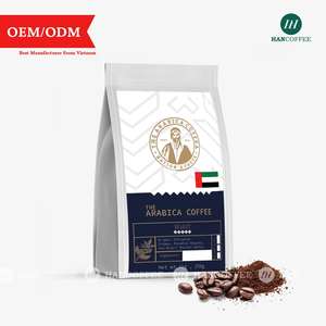 Café de marque privée OEM Café torréfié Arabica Robusta HANCOFFEE Sachets de café noir vietnamien en grains entiers Emballage Roastery - Product Image 4