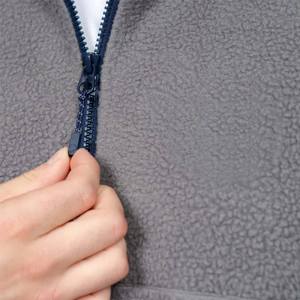 Sweat-shirts pour hommes couleur gris foncé très demandés, 100% polaire, grammage lourd, poches latérales, coupe oversize, unisexe - Product Image 5