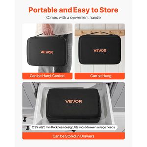Scatola organizer impermeabile per batterie con cerniera per una conservazione efficiente - Product Image 4