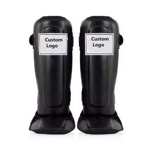 Wholesale Own Factory Made Karate Shin Pad / Mma Shin Guards Removable Instep Guards Protective Pads - Product Image 3