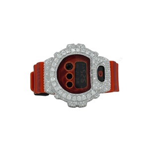 Montre élégante en argent sterling de luxe, entièrement sertie de diamants, collection premium, pour toutes les occasions - Product Image 2