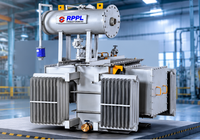 Transformateur de distribution extérieur triphasé 50Hz refroidi à l'huile 11kV/400V Dyn11 800KVA Modèle de charge Transformateur de distribution