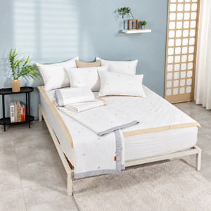 Surmatelas rafraîchissant Cool Touch pour importateurs de literie, fabrication coréenne, lavable et matelassé. - Product Image 4