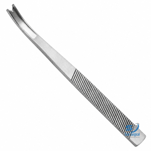 Osteótomo curvo en forma de V Blume Guarded para osteotomía nasal lateral, instrumento quirúrgico de rinoplastia, cincel óseo - Product Image 4