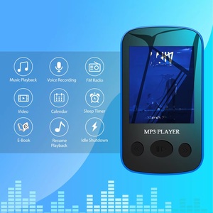 เครื่องเล่น MP3 แบบหนีบพกพา BT 5.0 ผลิตตามสั่งจากโรงงาน พร้อมหน้าจอสัมผัส สำหรับกีฬากลางแจ้ง ฟิตเนส เครื่องบันทึกเสียงดิจิตอลคุณภาพสูงแบบไม่สูญเสียข้อมูล - Product Image 2