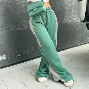 Custom Puff Printing Embroidery Stacked Flared Pants Men's High Quality Fleece Cotton <b>Y2K</b> <b>Cargo</b> Sweatpants Joggers Waterproof - Product Image 3