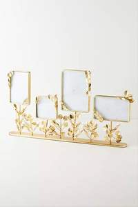 Cadre photo métallique décoratif de luxe, élégant porte-mémoire de mariage pour une décoration intérieure stylée - Product Image 3