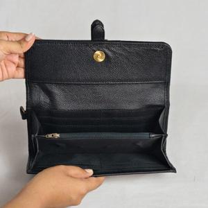 Cartera de Mujer de Piel Auténtica con Hebilla con Estampado Animal, Cierre de Hebilla, Estilo Vintage Hecho a Mano, Bolso de Mano Corto para Uso Diario - Product Image 3