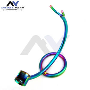 Support de rasoir multicolore arc-en-ciel pour rasoir droit et rasoir de sécurité à double tranchant - Product Image 3