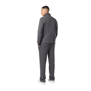 Conjunto Deportivo para Hombre con Cuello Alto y Cierre de Cremallera, Pantalones de Pierna Recta, Corte Holgado, Informal, para Viaje, Venta al Por Mayor, Personalizable, Dos Piezas - Product Image 2