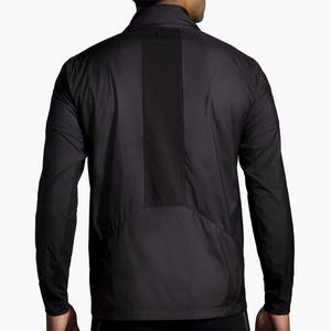 Chaqueta de running de invierno para hombre, elástica en cuatro direcciones, de alto rendimiento, con cremallera de lona, transpirable, de secado rápido, para entrenamiento deportivo. - Product Image 3