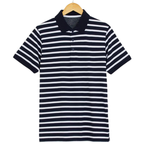 Polo en polycoton pour homme, tissu anti-boulochage durable, logo personnalisé, vêtements de travail, vêtements de bureau d'entreprise - Product Image 1