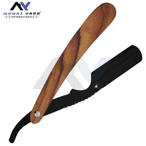 มีดโกนหนวดแบบคลาสสิค รุ่นโรสวูด ซาลอน แบร์เบอร์ เอดจ์ ราซอร์ ทำจากสแตนเลสสตีล พร้อมใบมีด  มีดโกนหนวดแบบตรงสำหรับมืออาชีพ - Product Image 5