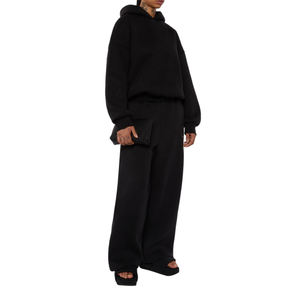 Custom High Quality Luxury Heavyweight 100% Cotton Tech Fleece Oversized Tracksuit Hoodie and <b>Sweatpants</b> <b>Set</b> for Men - Product Image 4