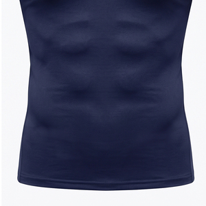 T-shirt de sport pour homme de qualité supérieure, manches courtes, séchage rapide, 100% polyester, t-shirts de compression - Product Image 6