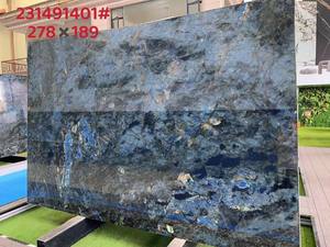 Lastre in pietra di quarzite di granito blu Labradorite naturale di lusso popolare per piani di lavoro da cucina - Product Image 5