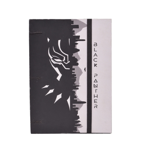 Premium <b>A5</b> Handmade Paper Notebook Superhero Mask Design Cardboard Cover 100 Pages Eco Friendly <b>Diary</b> Elastic Band Closure Dairy - Product Image 5