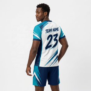 Uniforme de Fútbol Profesional para Entrenamiento al Aire Libre, Colores Personalizados, Antibacteriano, Impermeable, Jersey Sublimado - Product Image 4