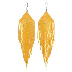 Pendientes Bordados a Mano con Cuentas, Joyería Bordada Personalizada, Diseño de Regalo Único y Personalizado por MD HANDICRAFTS - Product Image 1