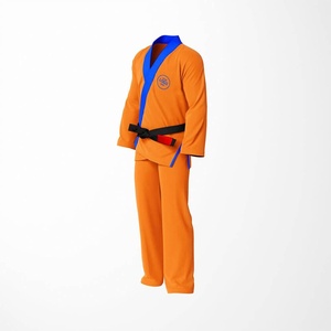 Personalized Bjj Gi Uniforms Premium Quality <b>Orange</b> Bjj Kimono Uniforms For Martial Arts Training MMA Grappling Jiu JItsu Bjj Gi - Product Image 3