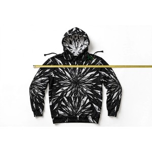 Sweat-shirt à capuche unisexe noir et argenté avec imprimé éclats de cristal, sublimation 3D, en molleton de coton, décontracté, streetwear d'hiver - Product Image 5