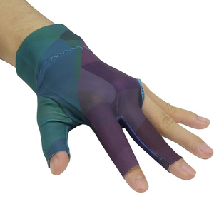 Professional Lightweight Polyester Pool & Snooker <b>Gloves</b> Wholesale Good Quality Custom Snooker Sublimated <b>Gloves</b> - Product Image 2