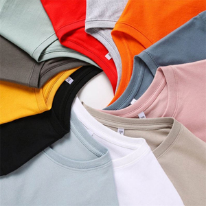 Camiseta de Algodón Holgada con Bordado Personalizado al por Mayor para Hombre, Camisetas Blancas de Alta Calidad, Camiseta de Cuello Redondo, Color Sólido, Corte Regular - Product Image 3