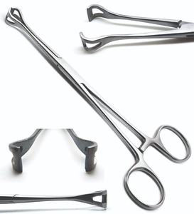Pinces à tissus chirurgicales Babcock droites 6 pouces en acier, certifiées CE, pour usage hospitalier, prix de gros personnalisé, prix abordable - Product Image 1