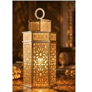 Unique Style Home Bedroom Balcony <b>Decoration</b> Accessories <b>Decorative</b> <b>Moroccan</b> Aluminium Metal Candle Lantern - Product Image 1