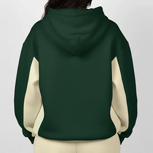 Nueva Llegada 2026 Sudadera con Capucha para Mujer, Bloques de Color, Manga Larga, Tejido de Algodón, Informal, para Otoño, con Bolsillos y Logotipo Frontal - Product Image 3
