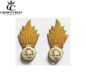 Badge décoratif Premium Bullion Blazer, emblème en fil d'or pour blazers, vestes et vêtements - Product Image 2