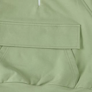 Conjunto Deportivo Personalizado para Niños, Sudadera Beige con Cierre de Cremallera, Pantalones Holgados con Bolsillos Laterales y Cordón Ajustable, Ropa Casual de Otoño - Product Image 3