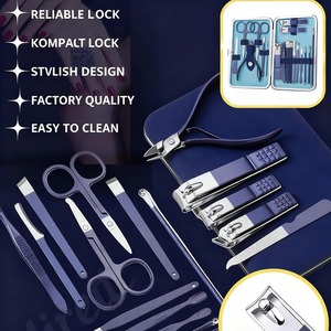 ชุดเครื่องมือตัดเล็บมือเล็บเท้า BAFA SURGICAL INSTRUMENTS 7/10/12/18/16/24 ชิ้น ผลิตจากสแตนเลสคุณภาพสูง ทนทาน ใบมีดโค้ง - Product Image 1