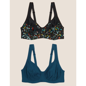 Soutien-gorge de sport pour femme à maintien élevé, respirant, en Spandex/Nylon, avec motif imprimé par transfert thermique, rembourré, pour le yoga et le fitness, vente en gros - Product Image 4